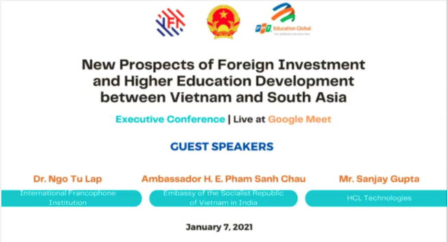 FPT Edu Global tổ chức hội thảo online về hợp tác giáo dục Việt Nam - Nam Á